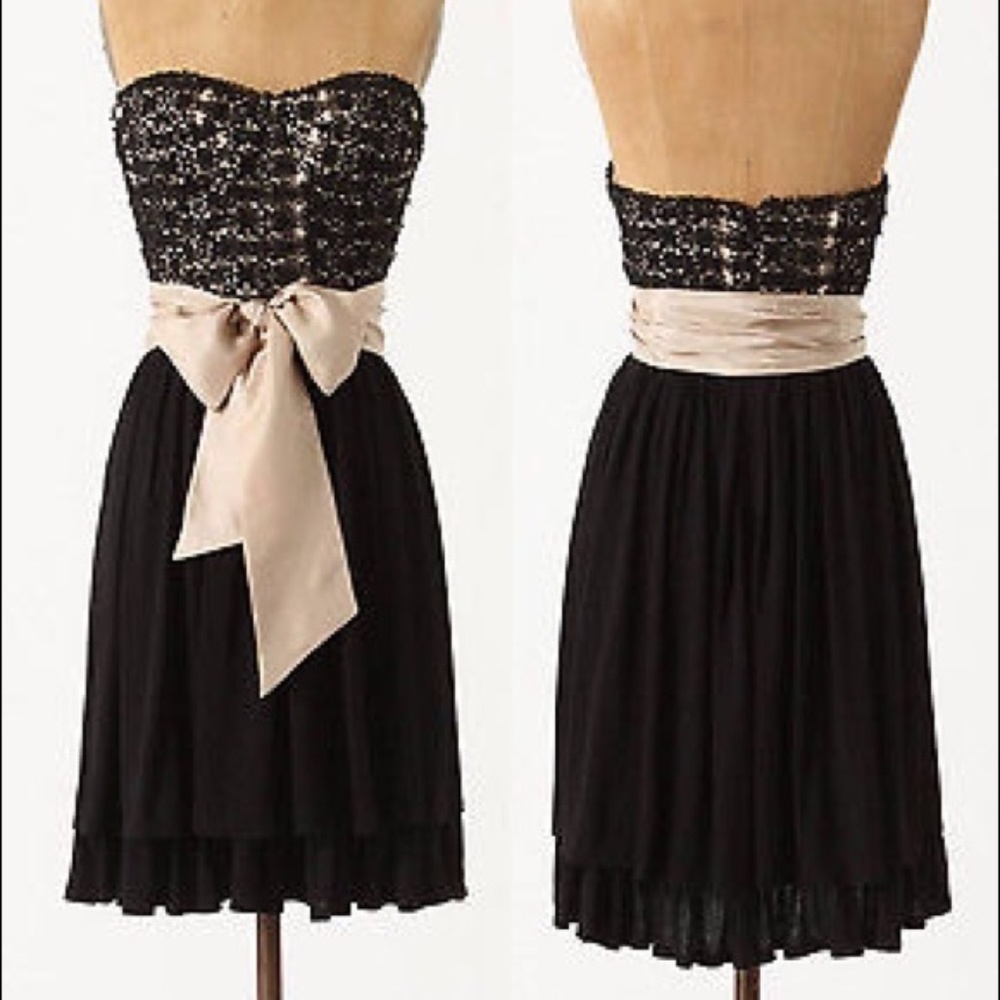 Anthropologie Lace and Light Dress 0
